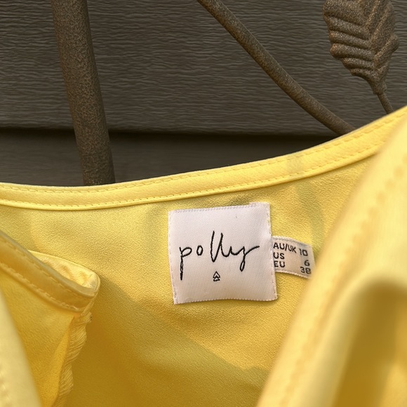 Yellow Princess Polly Sundress - Picture 2 of 3